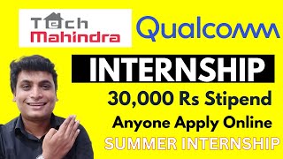 Immediate Hiring Tech Mahindra Internship 2024  College Students and Freshers  Summer Hiring 2024 [upl. by Leval]