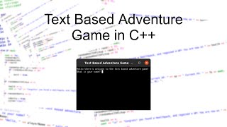 ConsoleText Based Adventure Game in C [upl. by Nereen845]