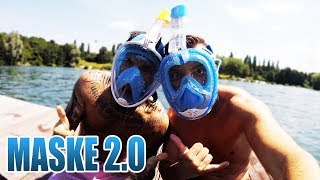 DIE NEU ENTWICKELTE TAUCHERMASKE 20  Unboxing  Review  Test DeutschGerman [upl. by Ahsino198]