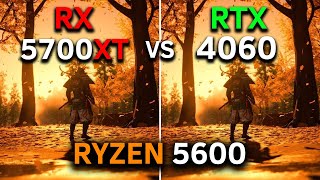 RTX 4060 8GB vs RX 5700 XT 8GB  RYZEN 5 5600  2024 [upl. by Stolzer318]