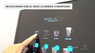 AZKOYEN CONFIGURACION SERVICIOS DE CAFE [upl. by Reneta611]