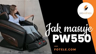 Jak masuje fotel ProWellness PW550  Fotele masujące ProWellness [upl. by Lathan794]