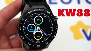 Умные часы Smart Watch KingWear KW88 часы с сим картой на Android 5 1 smartwatch KW88 faces 0 [upl. by Anauq634]