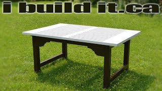 Building An Outdoor Workbench [upl. by Ellirehs]