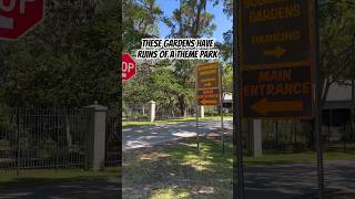 There are theme park ruins in these gardens garden themepark ruins orlandoflorida hiddengem [upl. by Emalee]