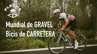 Mundial de Gravel Bicis de carretera  Juan Flecha [upl. by Ellennod]