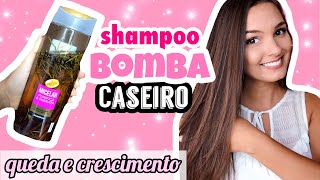 O MELHOR SHAMPOO BOMBA CASEIRO  QUEDA E CRESCIMENTO DE CABELO [upl. by Jasisa]