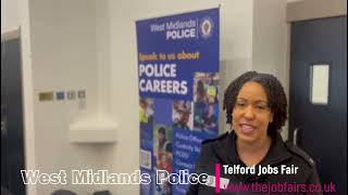 West Midlands Police at the Telford amp Shrewsbury Jobs Fair on Friday 1st March 2024 [upl. by Bank]