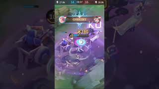 hero satisfayingmobilelegendsmlbbshortsmlbbofficialkaguratutorial [upl. by Amej]