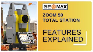 Geomax Zoom 50 Total Station Demonstration l Surveying with TS Zoom 50 l K K Sales [upl. by Seeto]