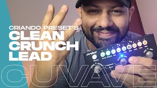 PRESETS CUVAVE CUBE BABY  Clean Crunch e Lead [upl. by Nehgem]