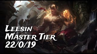 League of Legends Master Leesin Jungle 22019  Pro Gameplay 👊👊👊 [upl. by Rodgiva]