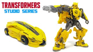 Transformers Studio Series B127 Cybertronian Bumblebee Review [upl. by Franzoni372]