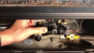 How to LIGHT a Gas FIREPLACE [upl. by Laurianne381]