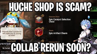 HUCHE SCAM SHOP REZERO COLLAB IS POSSIBLY COMING BACK Epic Seven [upl. by Burbank]