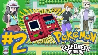 Lets Play Pokémon LeafGreen  Part 2 Hurray For a High Tech Encyclopedia [upl. by Sloatman317]