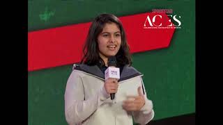 Manu Bhaker accepts Best Young Athlete award [upl. by Amitie579]