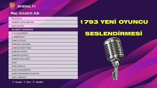 PES 2017 İNGİLİZCE SPİKER YAMASI  PES 2017 English Commentary Update 9 [upl. by Mairb]