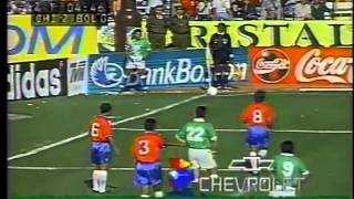 CHILE  BOLIVIA Clasificatorias Francia 1998 [upl. by Nauqe566]