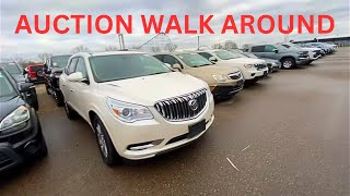 MANHEIM AUTO AUCTION WALK AROUND  PREVIEW OF INVENTORY AT CAR DEALER ONLY CAR AUCTION [upl. by Bodnar693]