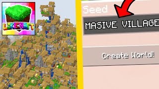 LOKICRAFT  BEST HUGE VILLAGE SEED IN LOKICRAFT EPIC LOOT  MOBILE GAMES [upl. by Ahsikahs]