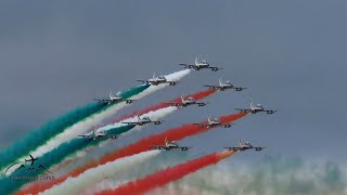 Frecce Tricolori Colorful Demo at Airventure 2024 [upl. by Avruch]