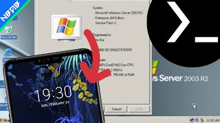 Easier Emulate Windows Server 2003 on Android phones with Termux [upl. by Rafaela]