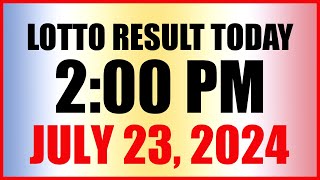 Lotto Result Today 2pm July 23 2024 Swertres Ez2 Pcso [upl. by Jamin]