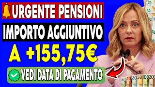 🚨APPROVATO OGGI BONUS DI €15537 Per PENSIONI MINIME E INVALIDITÀ  Data di pagamento [upl. by Ayel]