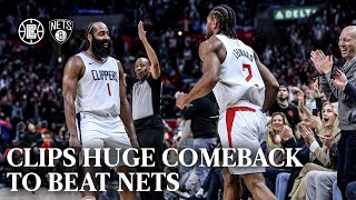 Clippers Beat The Nets With a 220 Comeback Highlights  LA Clippers [upl. by Lanor161]