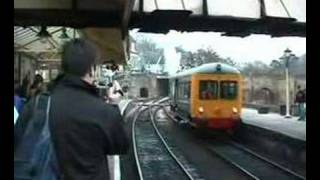 Wickhams Railbus departs Llangollen [upl. by Joshia]