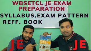 WBSETCL JE EXAM Syllabus 2021 2022 Exam patternRefference Book juniorenginer wbsetcl [upl. by Marcile181]