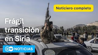 🔴 DW Noticias 9 diciembre Siria empieza su transición tras caída de Al Asad Noticiero completo [upl. by Anifesoj]