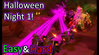 Time to get spooky with the TDS Halloween Event  Beating Night 1 on Easy and Hard mode [upl. by Grani]