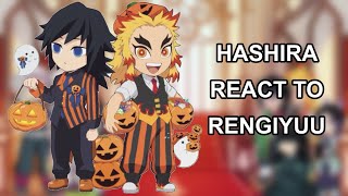 Hashiragyomei react to rengiyuu 12  Kyojuro x GIYUU  Put in 2x speed [upl. by Rooney]