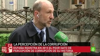 Manuel Villoria sobre la corrupción quotEspaña tiene el peor resultado de la serie históricaquot [upl. by Lenrow]