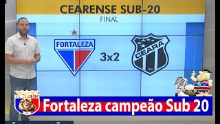 Fortaleza campeão Sub 20 TV tricolor [upl. by Smukler536]