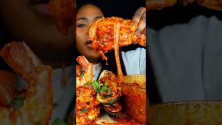 SEAFOOD MUKBANG  Seafood boil Mukbang  SPICY Seafood Boil  King Crab Legs Mukbang  ASMR EATING [upl. by Aicirtam]