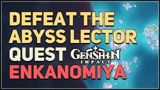 Defeat the Abyss Lector Fathomless Flame Genshin Impact [upl. by Lisab]