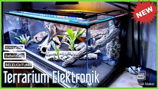 Terrarium Elektronik  Beleuchtung  Beheizung  Beregnung [upl. by Qooraf]