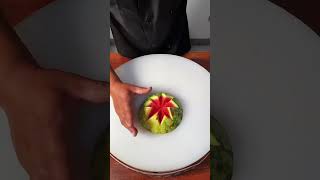 Amazing knife technique  Plating skills  Creative fruit platter Shorts61 [upl. by Savanna]