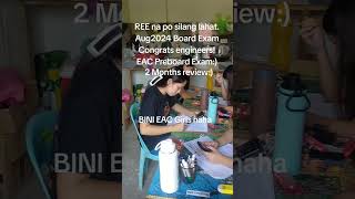 REE board exam Aug2024 EAC Review 2 months preparation at engineers n po silang lahat [upl. by Otsugua65]