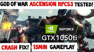 GOD OF WAR ASCENSION RPCS3 GAMEPLAY WITH BEST SETTINGS  CRASH FIX [upl. by Sol]