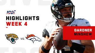 Gardner Minshew Highlights vs Broncos  NFL 2019 [upl. by Sutton342]