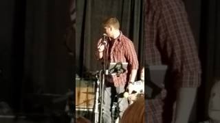 Jensen Ackles singing at Supernatural San Francisco Con 2015 [upl. by Sucramraj706]