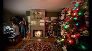 “O Christmas Tree” Piano and Fiddle at home with a fire christmas christmastree christmasmusic [upl. by Jack630]