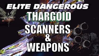 Elite Dangerous Xeno Scanners and Weapons in combat [upl. by Ttenaej]