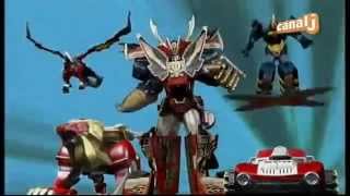 Power Rangers Super Megaforce  Extrait VF  Megazord Légendaire Ultime  Attaque Eclair [upl. by Gnoz]