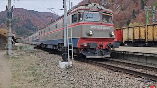 240 leaving Sinaia station [upl. by Yrrehc]