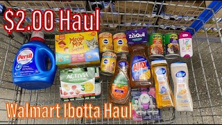 Walmart Ibotta Haul 51824  Free Ajax  200 Haul [upl. by Oos828]